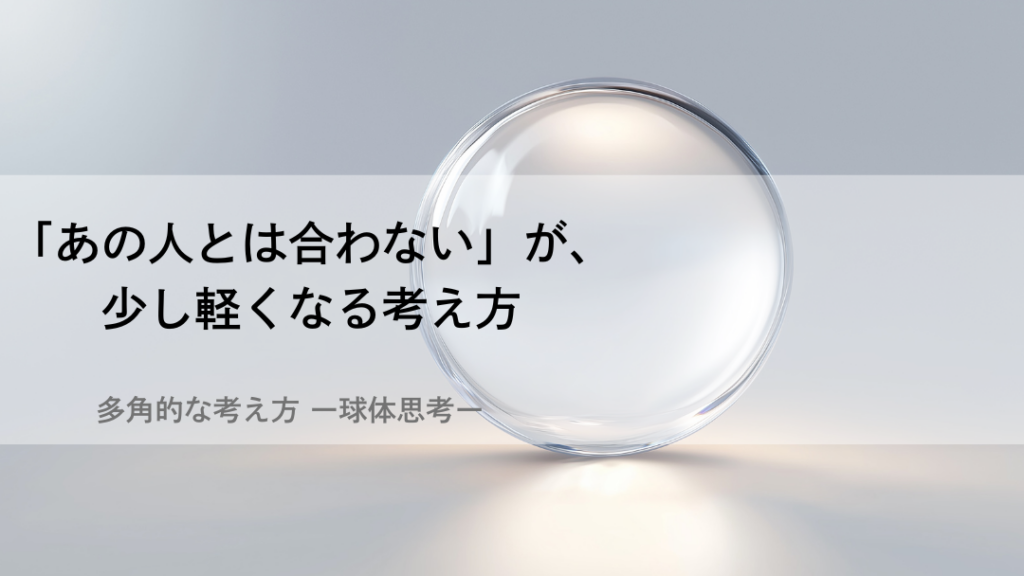 球体思考