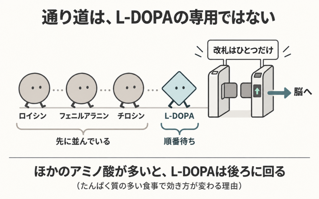 改札の行列